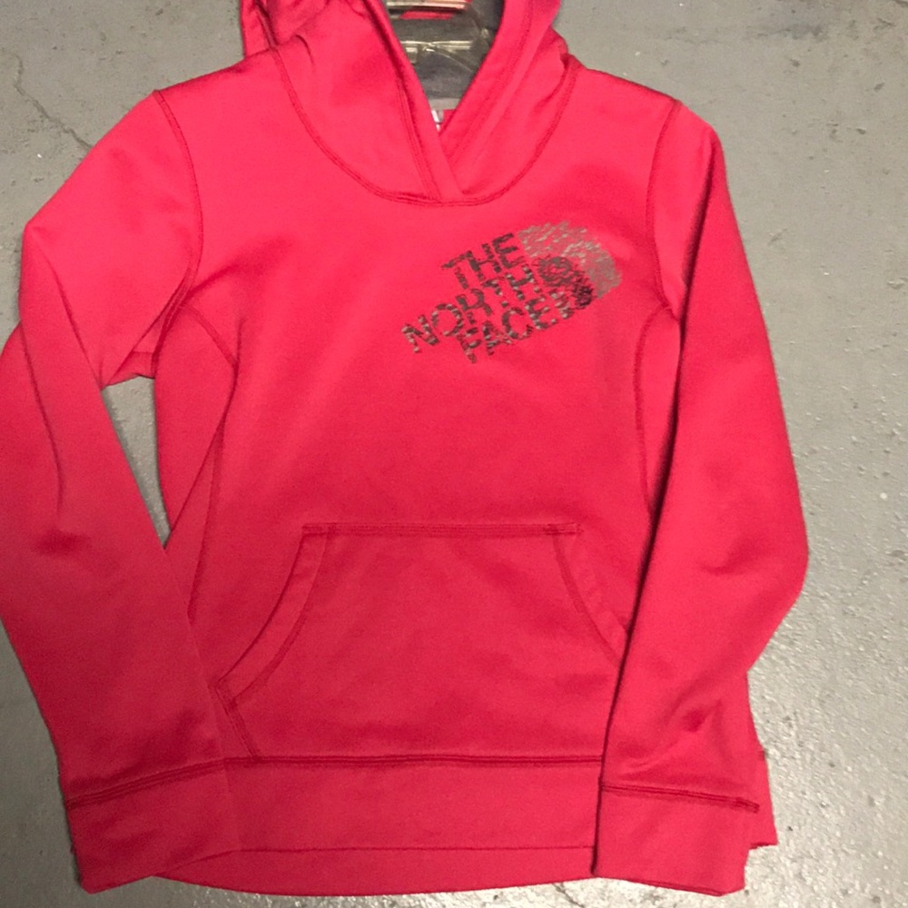 Pink North Face Hoodie